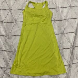 TOAD & Co Aquaculture Tank Dress Neon Athletic Racerback Sleeveless Size X-Small